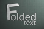 Photoshop – Realistic Folded Paper Text
