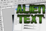 Photoshop – Alien Text