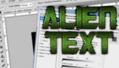 Photoshop – Alien Text