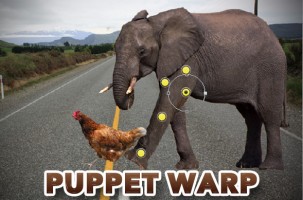 Photoshop – Puppet Warp