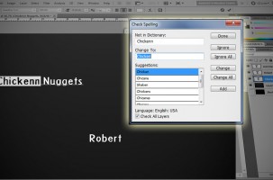 Photoshop – Spell Check