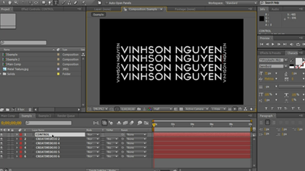 Synchronizing Text Using Source Text in After Effects 05 Synchronizing Text Using Source Text1