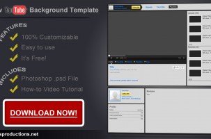 Free YouTube Background Template