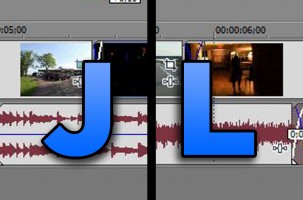 Sony Vegas: Adding J-cuts and L-cuts