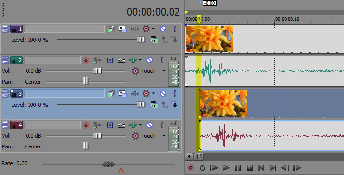 quantize_off Sony Vegas: Quantize to Frames