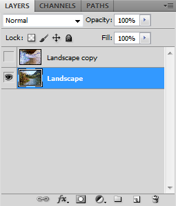 Original Layer Photoshop: Negative Illusion