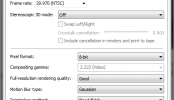 Sony Vegas: Default Project Properties