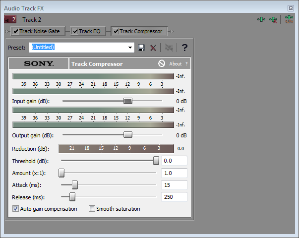Audio Track FX Sony Vegas: Thoughts Effect