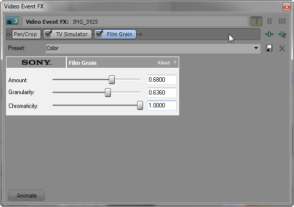 Sony Vegas: Masking