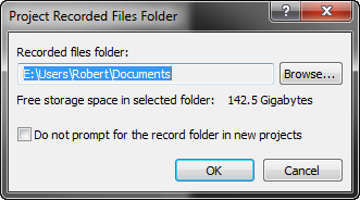 Recorded Files Folder Sony Vegas: Thoughts Effect