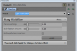Sony Vegas: Stabilize Footage