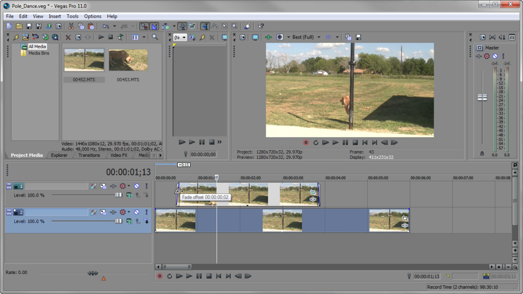 Fade Sony Vegas: Pole Reveal