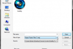 Sony Vegas: Limit Files Displayed in Open Dialog