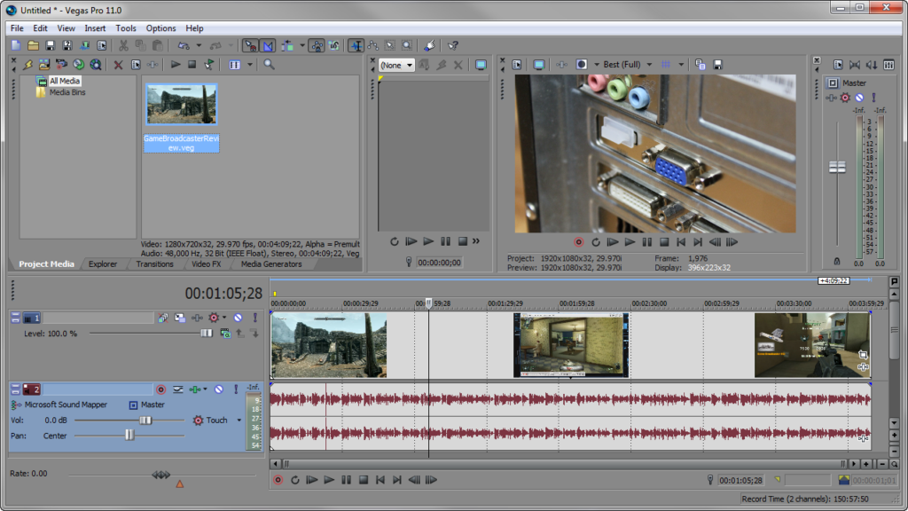 Sony Vegas: Project Nesting