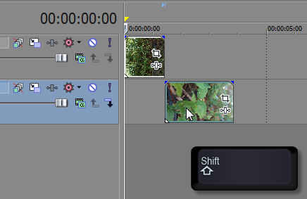 Snapping Sony Vegas: Override Snapping