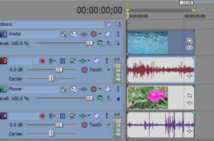 Sony Vegas: Group Tracks
