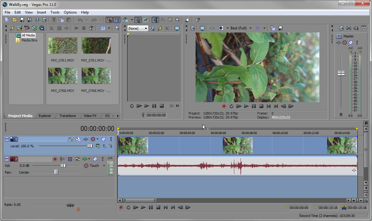 Select Entire Duration Sony Vegas: Quickly Select Entire Project