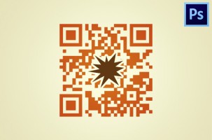 Photoshop: Colorize QR Code