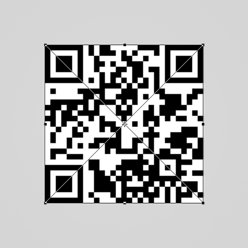 Place QR Code Photoshop: Colorize QR Code