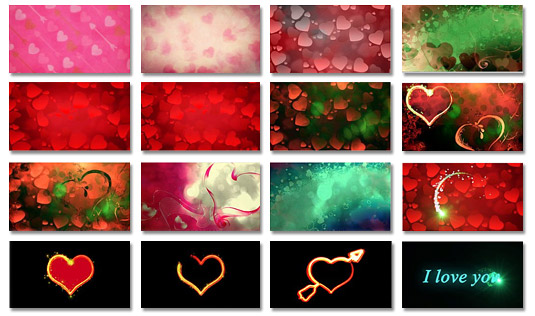 Valentines Cloudy Heart Overlay