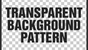 Photshop: Transparent Background Pattern
