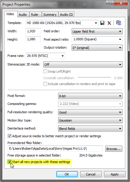 sony vegas 14 best render settings